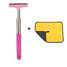 chaohongjia 8.2-38.6英寸可伸缩汽车侧视镜雨刮器，挡风玻璃清洁器，便携式汽车内外清洁配件，适用于雨雾天气 - 均碼 - 查看 13