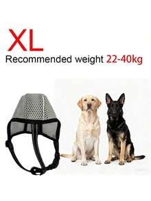 Soft Reflective Dog Muzzle, Suitable For Small To Medium Dogs For Day And Night Walking, Prevents Biting, Scavenging And Chewing, Allows Drinking And Breathing, Matching Size According To Dog Weight Or Mouth Circumference | Fashionable Dog Accessories | Practical Dog Muzzle | Gift For Dogs - Black - View 18