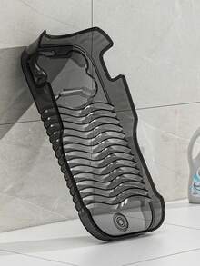 1个黑色/透明搓衣板，加厚PET塑料材质，家用洗衣工具，宿舍洗衣板，可用于清洗袜子和贴身衣物 - 彩色 - 查看 11