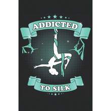 Accro la soie - Cahier de saut en gymnastique acrobatique: Le cahier convient ceux qui veulent faire de la gymnastique en soie arienne et. 15, couverture mate French Edition - inicial - Ver 2