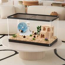 Acrylic Transparent Hamster Cage, Luxury Villa Hamster Cage, Anti-Escape Hamster Cage, Small House - B - View 4