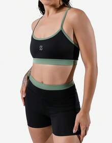 Women Sports Sets - xanh quân đội - Xem 3