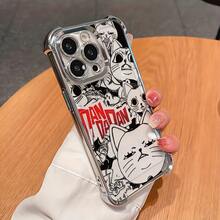 Funda de Teléfono Anime Fashion D-DAN DA DAN, Compatible con los modelos  17, 16E, 16, 15, 14, 13, 12, 11 Mini, Pro, Max, Air, X, XR, XSMAX, 8 y 7 Plus.Adoptando un diseño de funda trasera transparente y suave para prevenir caídas, funda de teléfono. - Colores mixtos - Ver 6