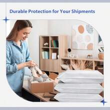 Fuxury 25 Pcs Poly Mailers 17.7 X 22" XL Shipping Bags For Clothing Strong Adhesive Shipping Mailing Envelopes Large Self-Sealing Polymailer For Small Business White #10 - 白色+17.7x22" 500個 - 查看 6