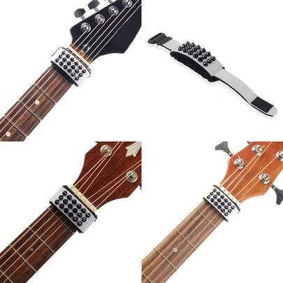 yuiutfCuerda de guitarra de 19 cm para silenciar la guitarra/bajos silenciador de cuerda estilo punk amortiguador de cuerda para guitarra de 7 cuerdas bajo electrica/acusticayufrtf