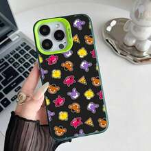 FNAF Freddy Face Pattern Cute Chibi Compatible With Phone Case For Kids IMD Color Silver Case Compatible With 16 15 14 13 12 11 Pro Max Plus, Case Compatible With 17 Pro, 17 Pro Max, 17, 16 Pro - Z1 - 查看 7