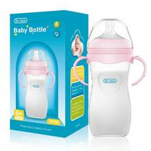 5.07盎司/8.11盎司/11.16盎司 1个装 新生儿硅胶奶瓶 - 彩色 - 查看 16