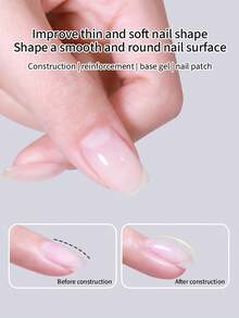 annies Four-In-One Gel Base Coat, 1pc 20g Base Gel Nail Polish Upgraded Formula Long-Lasting Soak Off U V LED Lamp Needed DIY Home And Nail Salon Gifts For Women - Multicolor - View 4