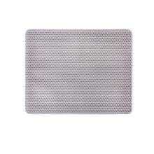 Cat Litter Mat, Cat Litter Trapping Mat, Honeycomb Double Layer Design, Easy To Clean,Washable (Gray) - 30*45CM - View 8