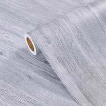 Removable Gray Wood Vinyl Wrap - Peel & Stick Waterproof Paper For Countertops, Cabinets, And Home Improvement Room Decor Home Decor Wall Decor Bathroom Decor Bedroom Decor Room Decoration Stuff Living Room Decor House Decor Home Decor Living Room Wall Paper Wall Art Wallpapers Wall Stickers Wall Sticker - Grey - View 23