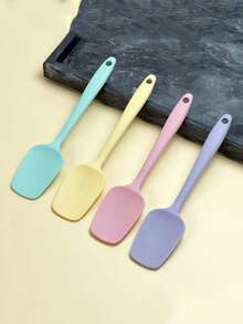 1pc/4pcs Silicone Spatula Set - Heat-Resistant, Non-Stick, Flexible Rubber Kitchen Cooking Mixing & Baking Tools, Ideal For Non-Stick Cookware - Multicolor - View 13