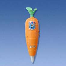 Miniso Judy's Life 系列录音圆珠笔 (K1016) 胡萝卜造型，带录音功能，塑料材质，学生书写及办公笔记工具 (1 支) - 橘色 - 查看 2