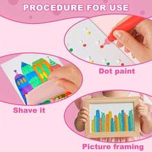 刮画套装，包含35件完整工具，刮画工具套装，20本DIY刮画笔记本（带彩虹图案），是节日和生日礼物、生日派对用品、彩虹笔记本、涂鸦套装、返校季的完美之选。 - 彩色 - 查看 4