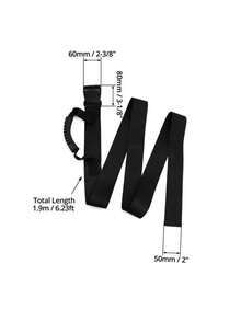 Correa de transporte con asa, cinturón de mano, correa de sujeción para equipaje normal de gran resistencia, correa de embalaje ajustable, correa para maleta con ruedas, correa para equipaje de mano, cuerda elástica para bolsas, correas ajustables para bolsas con asa, accesorios de viaje, mejor equipaje, alivia la carga, para mover y levantar cajas pesadas de forma segura, para cajas, comestibles, equipaje, bolso esencial de viaje - Multicolor - Ver 9