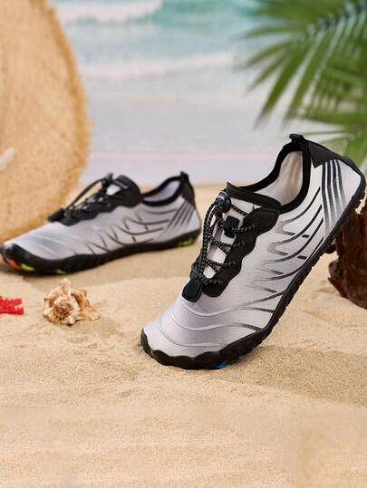 Damvattenskor - Lätta surfing, simning, strandsporter, paddling, utomhussportskor, halkfria skor, snorkling; Snabbtorkande barfotasockor för vatten; Halkfri design