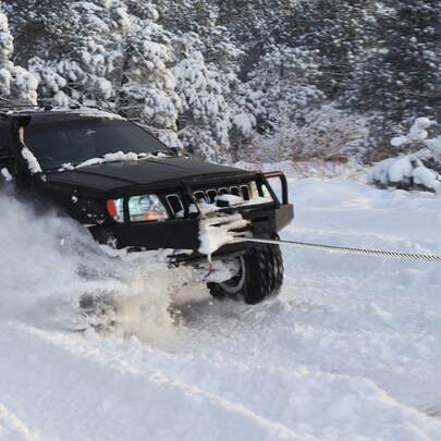 Anschlagseil 9,5 mm x 22,9 m Stahlseil 67,6 kN Bruchfestigkeit des Kabels Forstseil mit Drehhaken Hebeseil Drahtseil Abschleppseil Ideal für ATVs UTVs Autos SUVs oder große Geländewagen