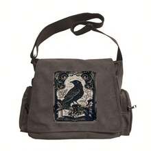 Laptop Case,School Bag,College-Style Student Attire Shoulder Bag, Suitable For Use During Work Hours, School Days, And Trips Outside The Home. School Supplies - Coffee Brown - View 4