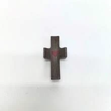 手工木制十字架，心之所系，口袋大小，指尖轻握，舒缓压力与焦虑，可紧握、依偎、祈祷，宗教鼓励礼物 - 彩色 - 查看 10