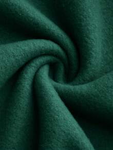 Ein rot-grüner Hut, ein Aufdruck mit Gamecontroller- und Sockenmotiven sowie ein übergroßes, lässiges, vielseitiges, locker sitzendes Langarm-Sweatshirt mit überschnittenen Schultern. - Dunkelgrün - Übersicht 6