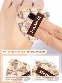 MAANGE 4/5pcs Triangle Makeup Sponges, Wet Type, Soft & Skin-Friendly, Portable, Ideal Cosmetic Tool For Travel - Multicolor - View 7