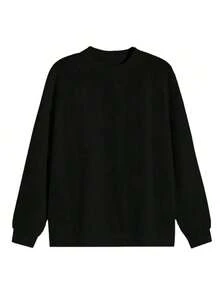 Women Name Franziska Sweatshirt Casual Long Sleeve Round Neck Pullover With Text Print Word Design FranziskaNameAdelGrunIngridMari AnnaBeateBrigitteChristaDorisGreteHelgaKatheRuthSilviaT - 黑色 - 查看 3