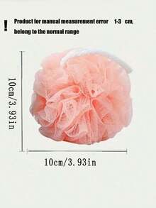 10个/5个/3个/1个可爱沐浴海绵沐浴球，柔软泡沫沐浴球，大号柔软防掉毛沐浴海绵 - 彩色 - 查看 10