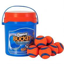 Chuckit! Ultra Ball Dog Toy - Medium Bouncy Fetch Balls For Dogs 20-60 Lbs - Made From Durable Rubber - Floating Water Pet Toys - Size Medium - 2.5-Inch Diameter - Pack Of 4 - 中號(8 桶裝) - 查看 8