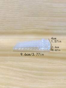 6/5/4 Pcs Transparent Waterproof Odorless Wedge Pads, Multi-Functional Rubber Textured Design For Leveling Furniture, Adjusting Uneven Doors And Floors, Hard Tabletop Pads, And Stackable Door Stops - Multicolor - View 4