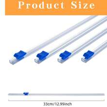 4/1pc Plastic Wrap Cutter - Self-Adhesive Fit 13" Roll Slide Cutter For Foil, Wax Paper, Parchment Paper - Replacement Fit Most Brands Wrap Dispenser - Clear - View 7