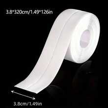1roll Waterproof Mildew Proof Caulk Strip For Kitchen And Bathroom, Stickers, Wall Decal, Vinyl Decal For Home Decorations, Spring Decoration Items Refresh Your Home, Rama Decoration Stickers Gifts Birthday Graduation