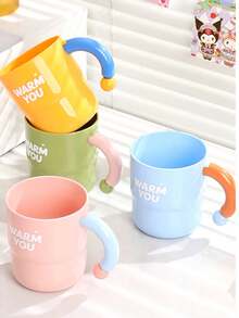 Thicker Cute Children's Toothbrush Cup, Anti-Drop Anti-Spill Cartoon Toothbrush Cup For Students - Multicolor - View 7