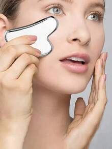 3D Face Roller And Stainless Steel Gua Sha Set,Facial Sculpting Tools For Puffiness & Redness Reduction, Metal Skin Care Massager,Perfect For Morning Routine, Post-Workout Recovery & Travel Self-Care,Great For Acne-Prone Skin, Busy Professionals & Skincare Beginners,Valentine's Day & Mother's Day Gift Set - Silver - View 9