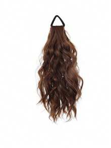 合成纤维马尾接发，耐热纤维，自然分层马尾，自然波浪形弹力带，适合女性日常佩戴及各种场合。 - 彩色 - 查看 12