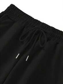 Pantalones deportivos para mujer - Prendas informales para uso diario al aire libre, nuevo estilo otoño/invierno, con bolsillos, lavables aáquina, pantalones deportivos informales, forrados con forro polar, adecuados para todas las estaciones, tejido de punto. - negro azabache - Ver 9