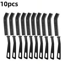 多功能浴室缝隙清洁刷，硬毛长柄窗户清洁刷，适用于家庭、浴室、庭院清洁