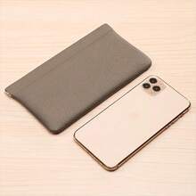 1 Piece-Automatic Closure Leather Long Wallet, Storage Bag For Passport And Driver's License Holders' Headphone Cables, Cash Storage Bag For Data Cables, Women's Wallet, Men's Wallet, Makeup Bag Wallet, Wallet, Mobile Phone Bag, Travel Essentials, Travel Accessories, Vacation, Summer Vacation, Return To School - Nhiều màu - Xem 4