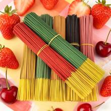 180pcs Aromatherapy Stick Set With 7 Fruit Scents - Apple, Strawberry, Watermelon, Honeydew Melon, Pear, Cantaloupe, And Cherry. Made With Premium Materials, 25.5cm Long, 40-Minute Burn Time, Long-Lasting Fragrance, Suitable For Meditation, Yoga, And Home Use - The Perfect Holiday Gift. - 180pcs - View 6