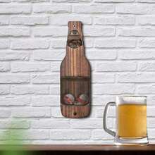 1pcs Beer Bottle Opener, Party Use, Bottle Lid Remover Manual Beer Opener Bottle Lid Opener Beer Bottle Open Tools Small Wine Opener Beer Bottle Opening Bottle Openers Compact Wine Opener,Suitable Outdoor Gardens, Bar, Home - Bronze - View 3