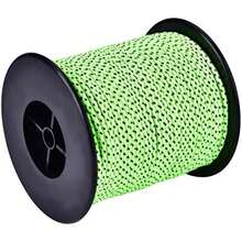 Keenso Cuerda para Tienda de campaña, poliéster de 50m Campana para Tienda Aire Toldo Reflectante Guyline Cuerda Guy Line para Exteriores, Camping, , Escalada, Alpinismo(default) - Multicolor - Ver 9