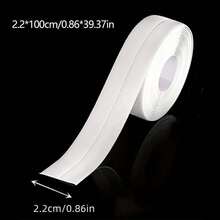 1roll Waterproof Mildew Proof Caulk Strip For Kitchen And Bathroom, Stickers, Wall Decal, Vinyl Decal For Home Decorations, Spring Decoration Items Refresh Your Home, Rama Decoration Stickers Gifts Birthday Graduation