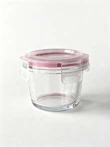 3 piezas Recipientes de almacenamiento de alimentos de vidrio grueso con tapa hermética, Recipientes de almacenamiento de alimentos con tapas - Perfectos para picnics, preparación de comidas, organización del refrigerador, Adecuado para alimentos para bebés, microondas de alta temperatura y congelador, Diseño mini portátil lindo y duradero - Multicolor - Ver 11