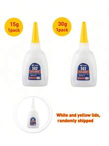 Finego 15g/30g/40g Keo siêu dính mạnh 502, Keo siêu tức thời đa năng, Keo dán giày, Keo siêu dính 502 Cyanoacrylate tức thì, Keo dán dầu cường độ cao hàn, Nhanh khô, Keo sửa chữa cho gốm sứ, sứ, kim loại, nhựa, gỗ - Trong suốt - Xem 19