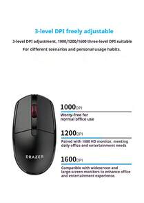 Lenovo KN201 Wireless Keyboard And Mouse Combo For Office Use (USB 2.4G, Desktop & Laptop) - Black - View 6