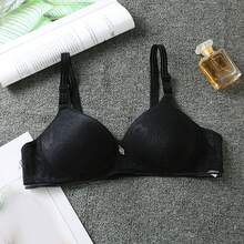 3pcs Women Bra 3D Cup Prevent Deformation Adjust Straps 3 Buckles Wireless Underwear Color Mixed 40/90 - Multicolor - Ver 8