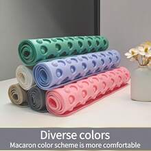 1 件装 PVC 镂空字母椭圆水滴浴室防滑垫，适用于浴室淋浴房、浴缸沐浴防滑垫、沐浴脚垫、家用淋浴垫 - 彩色 - 查看 6