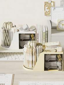 Stackable Storage Drawers Acrylic Bathroom Organization Boxes Home Office School Stationery Supplies Organizer Modern Style Jewelry Box Desk Organiser Desk Stuff Holiday Gifts Back To School Office Bathroom Essential Accessories For Dressers Bathrooms Cabinets Storage Rooms Bedrooms Home Organisers - Multicolor - View 6