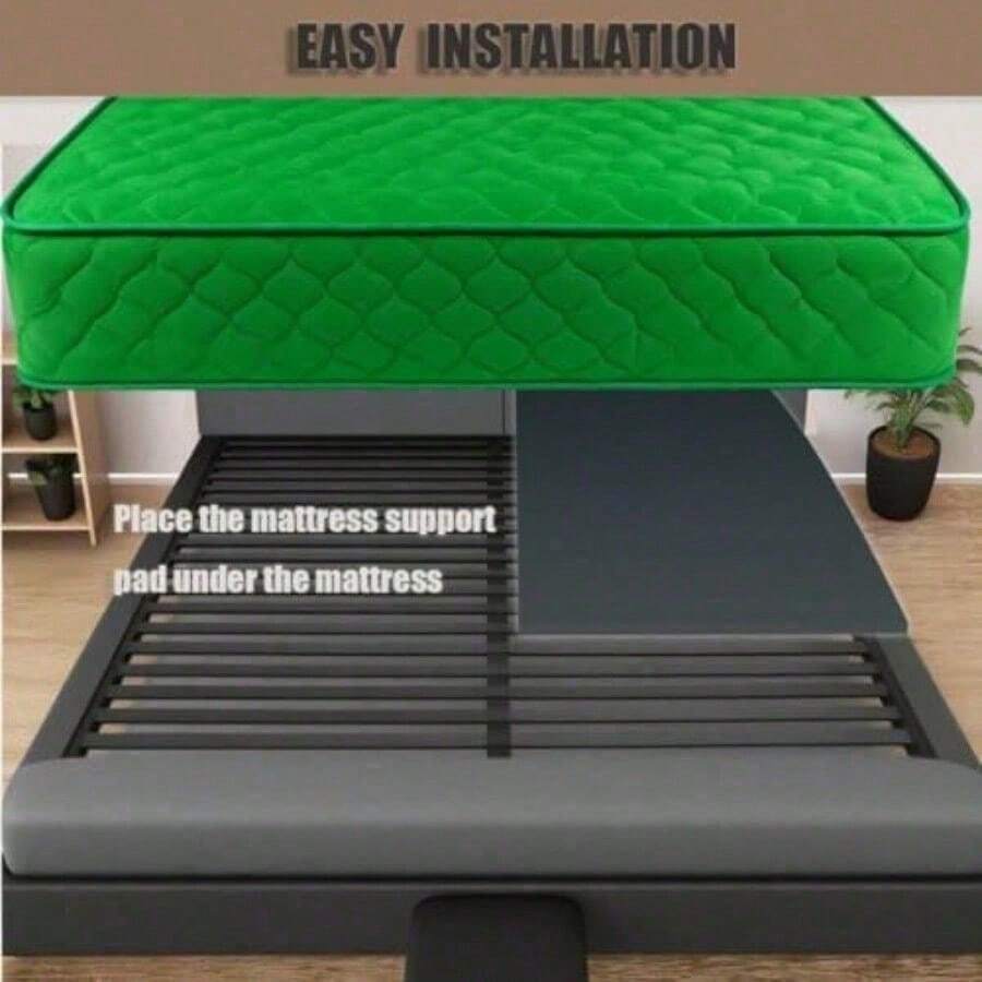 Revive Mattress Support Pad - 45D High Density Foam Mattress Support Pad, Provides Firm Support, Prevents Mattress Sagging And Extends Mattress Life, 59 X 24 X 2 Inches, Black - Multicolor - View 1