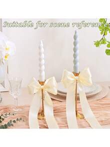 1 cuộn ruy băng satin màu kem dài 20m, ruy băng trang trí dùng để đóng gói bó hoa, trang trí tiệc Valentine, làm nơ, vòng hoa, đám cưới, trang trí nhà cửa. Có các khổ rộng 1cm/1.5cm/2cm/2.5cm/4cm. - Màu be - Xem 6