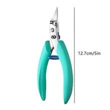 1pc Nail Rhinestone Remover, Thick Nail Clipper, Dead Skin Nail Clipper, Manicure Pedicure Care Nail Scissors Tool - Green - View 8