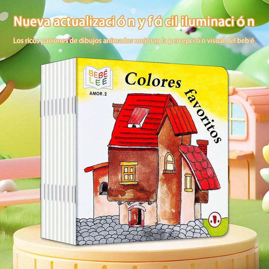 10pcs Small Size Educational Picture Book Set, Helpful For Language Learning And Development. Suitable As Birthday Gift, Travel Activity, Travel Reading Material, Visual Learning, Etc.